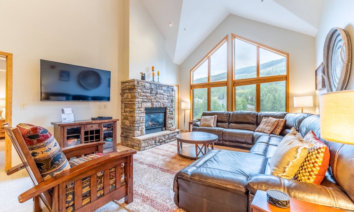 Mountain House Condo | Roomy Condo w/Mountain Views & Great Location, Short Walk to Shops & Dining!