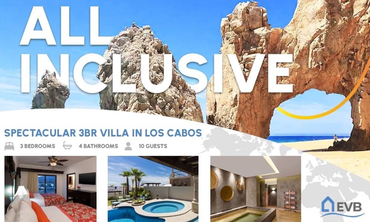 Cabo San Lucas Villa | Spectacular 3BR Villa in Los Cabos - All Inclusive
