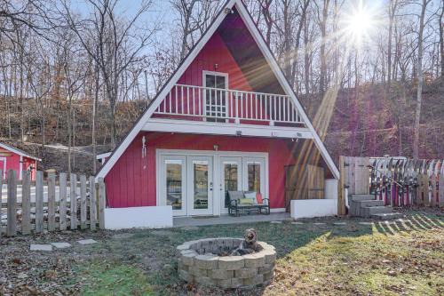 Rocky Mount House | Steps to Shared Dock: Lake of the Ozarks A-Frame!