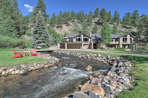 Evergreen House | Stunning Mtn Views, Private Stream: Evergreen Gem!