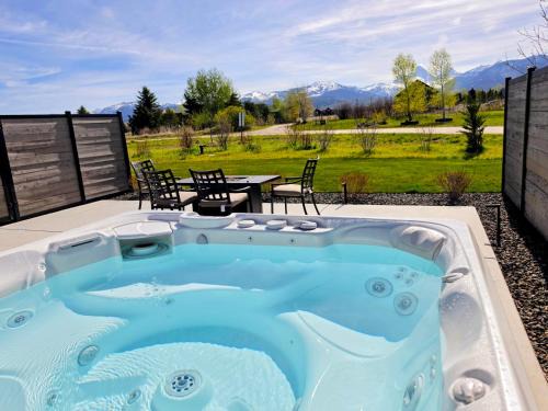 Driggs Apartment | Upscale Teton Retreat with Views, Sauna & Hot Tub