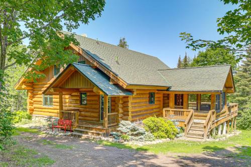 Lutsen House | Waterfront Escape on Caribou Lake: Dock + Fire Pit