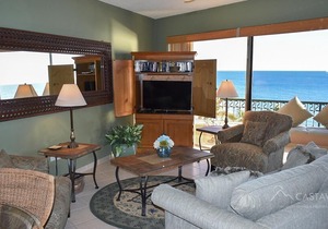 Beachfront Upper Floor Luxury Condo - Sonoran Spa W504 2 BR 2 BA Next to the Pool, High Speed Wi-Fi