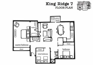 Outpost: King Ridge 7 Penthouse - AC & Hot Tub!