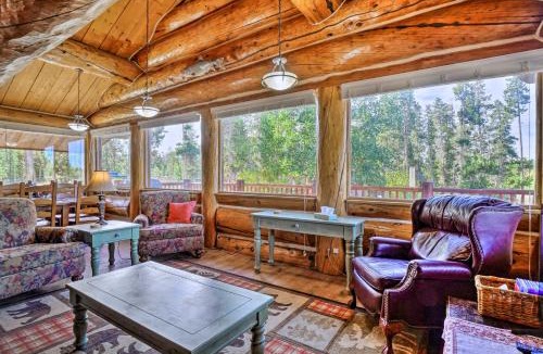 Grand Lake House | < 1 Mi to Lake Granby: Log Cabin w/Fire Pit