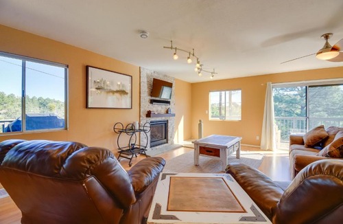 Prescott House | 1 Mi to Whiskey Row: Home w/Fire Pit & Deck