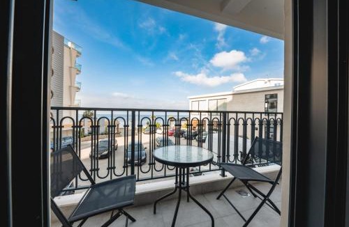 Dobra Voda Apartment | 1bd Luxury Waterfront Apartment with Shared Rooftop Pool