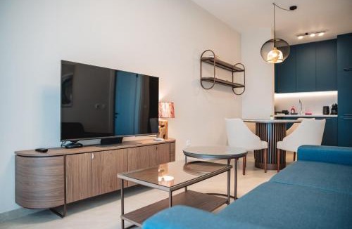 Dobra Voda Apartment | 1bd Luxury Waterfront Apartment with Shared Rooftop Pool