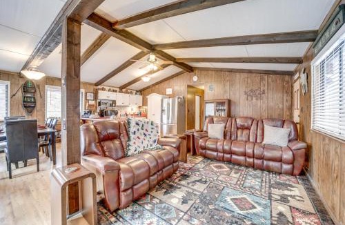 Happy Jack House | 2 Fire Pits & Covered Deck: Cabin in Happy Jack!