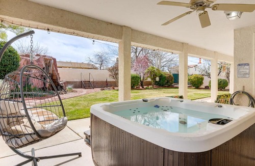 Page House | 3 Mi to Lake Powell: Home w/Hot Tub & Waterfall