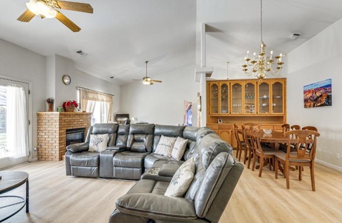 Page House | 3 Mi to Lake Powell: Home w/Hot Tub & Waterfall