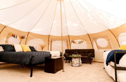 Island Park Other | Amazing Family Bell Tent Surrounded by Nature on a Wonderful Glamping Retreat in Island Park, Idaho