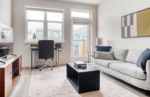 Five Points Apartment | Amazing RiNo 2BR w/ Gym, W/D & Pool, near Coors Field, by Blueground