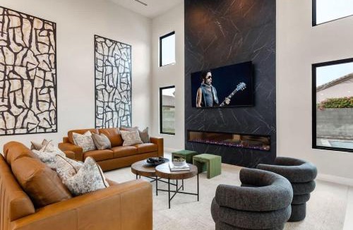 North Scottsdale House | Americana-Pool & Fire Pit-Near Scottsdale Quarter