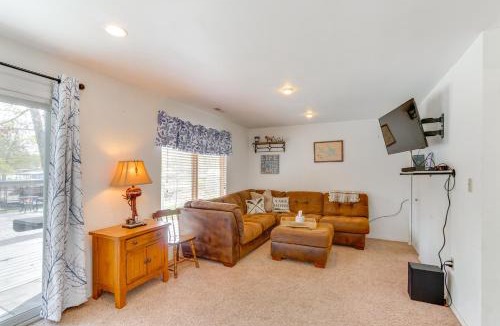 Roach House | Balcony & Fire Pit: Home on Lake of Ozarks!