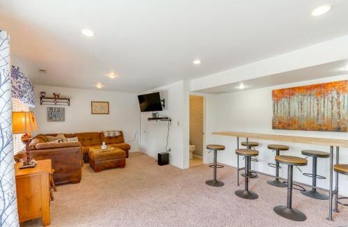 Roach House | Balcony & Fire Pit: Home on Lake of Ozarks!