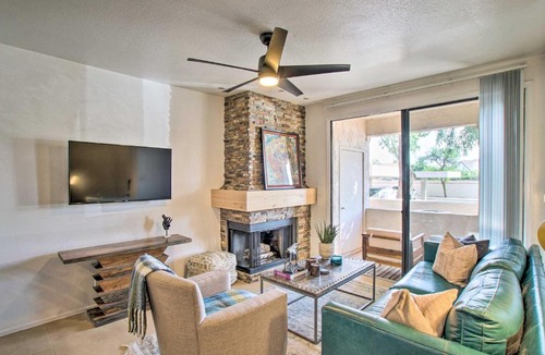 Scottsdale Ranch House | Balcony + Resort Perks: Bright Scottsdale Getaway!