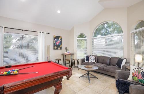 Tatum Square House | Basketball Game, Heated Pool, Game Room, More
