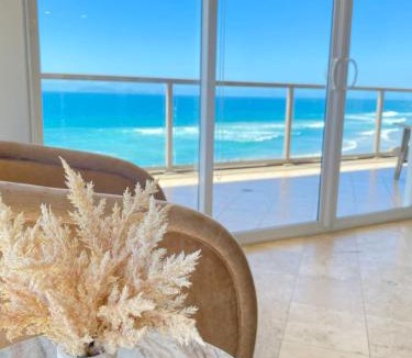 Villa del Mar Apartment | Beachfront Penthouse - Private Large Rooftop Patio with Wood Burning Firepit