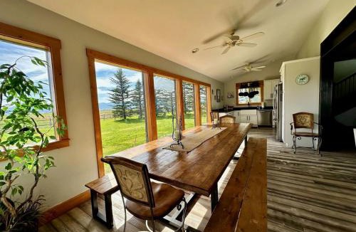 Tetonia House | Beautiful Unit in a Scenic Farmhouse Retreat with Panoramic Views near Skiing & Trails in Tetonia, Idaho