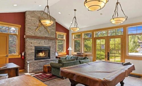 Big Sky Meadow Village House | Big Sky Getaway - Fireplace Pool Access
