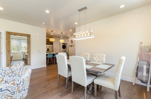 Lakeside Village Condo | Brand New Luxury Condo/Mountain Views/Shared Hot Tub
