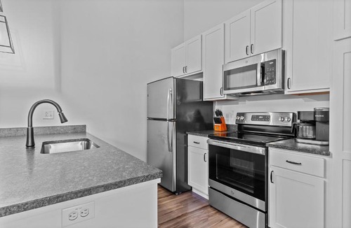 Downtown St. Louis Apartment | Brick & Bed Riverfront Lofts, PC 102