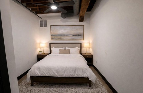 Downtown St. Louis Apartment | Brick & Bed Riverfront Lofts, T 405