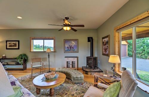 Columbia Falls House | Cabin w/Porch & View ~ 19 Mi to West Glacier