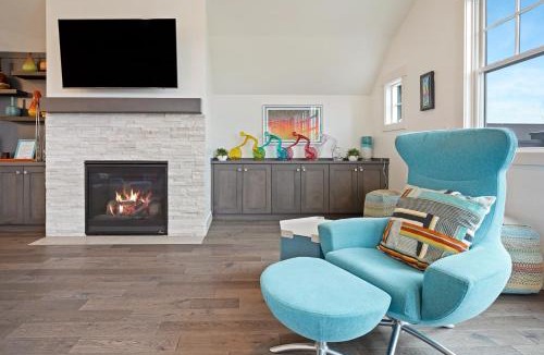 Bend House | Cairn Home Fire Pit on the Back Patio