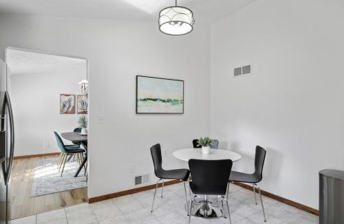 West Omaha House | Central Location - 2 living spaces & covered patio!