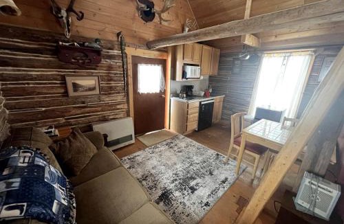 Pony House | Charming Log Cabin with Mountain Views near Trails in Pony, Montana