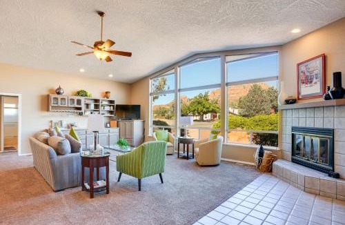 Oak Creek House | Covered Deck & Red Rock Views: Home in Sedona