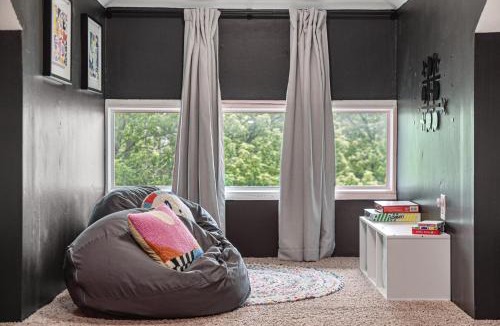 Downtown Omaha House | Cozy Boho Retreat Blocks from UNMC