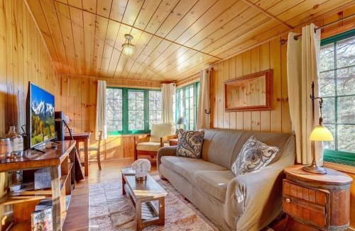 Pine House | Cozy Cabin Getaway with Mountain Views & Fireplace
