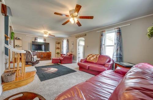 Dyersville House | Cozy Iowa Getaway w/Patio & Fenced-In Yard!