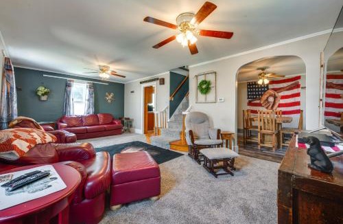 Dyersville House | Cozy Iowa Getaway w/Patio & Fenced-In Yard!