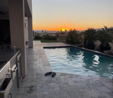 Lake Havasu City House | Cypress House Modern Luxury-Lake Views-Pool-RV Boat Garage