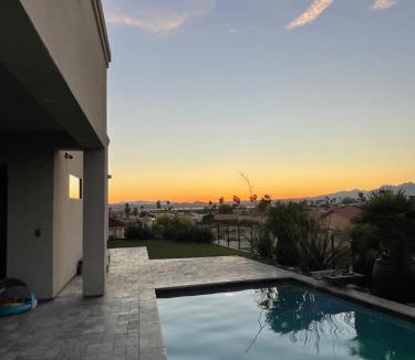 Lake Havasu City House | Cypress House Modern Luxury-Lake Views-Pool-RV Boat Garage