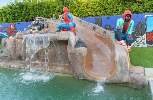 Rancho Santana Villa | Da Spidey House: Waterslide, 100K Gameroom, Pickleball, Bocceball, & More