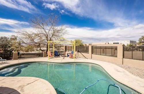 Lake Havasu City House | Desert Dreaming Pool Fire Pit Game Room