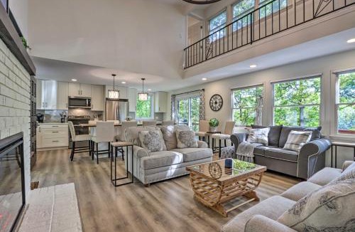 Osage Beach House | Dock, Slide + Fire Pit: Osage Beach Lake House