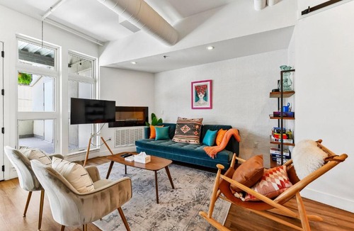 River North Art District House | Dog-Friendly 2BR Boho Loft in RiNo | Walk to Mission Ballroom & Breweries
