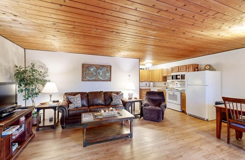 Whitefish Condo | Dog-friendly, lake-view condo with pool, hot tub & nearby beach - near parks