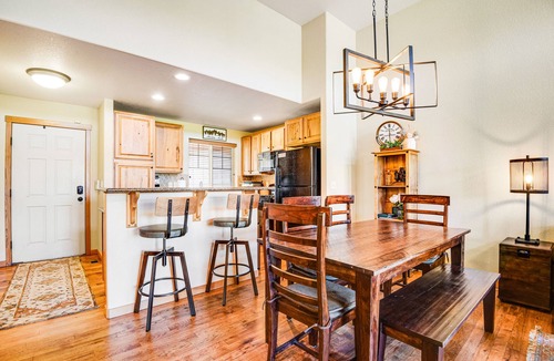 Rendezvous House | Dog-Friendly Townhome with Private Deck, Grill, Fireplace, & Free WiFi