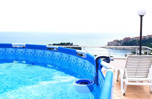 Ulcinj House | Double studio with private sea view balcony