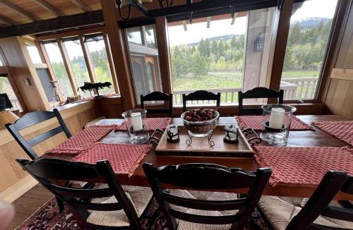 Cameron House | Elegant Mountain Retreat with Private Fishing Access near Madison River, Montana