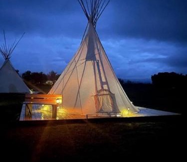 Fort Washakie House | Experience Pet-Friendly Perfection: Classic Tipi Glamping Near Wind River Mountains, WY