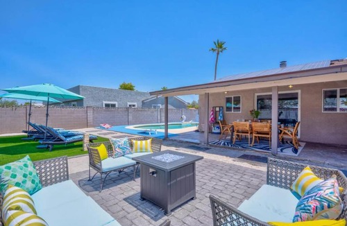 Paradise Valley Village House | Fab PHX Getaway w/Pool & Fire Pit