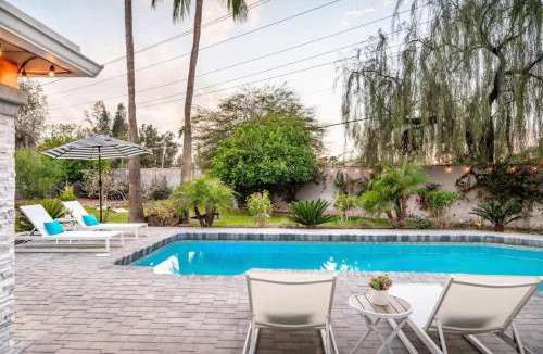 Paradise Valley Village House | Family Pool House Oasis with Game Room